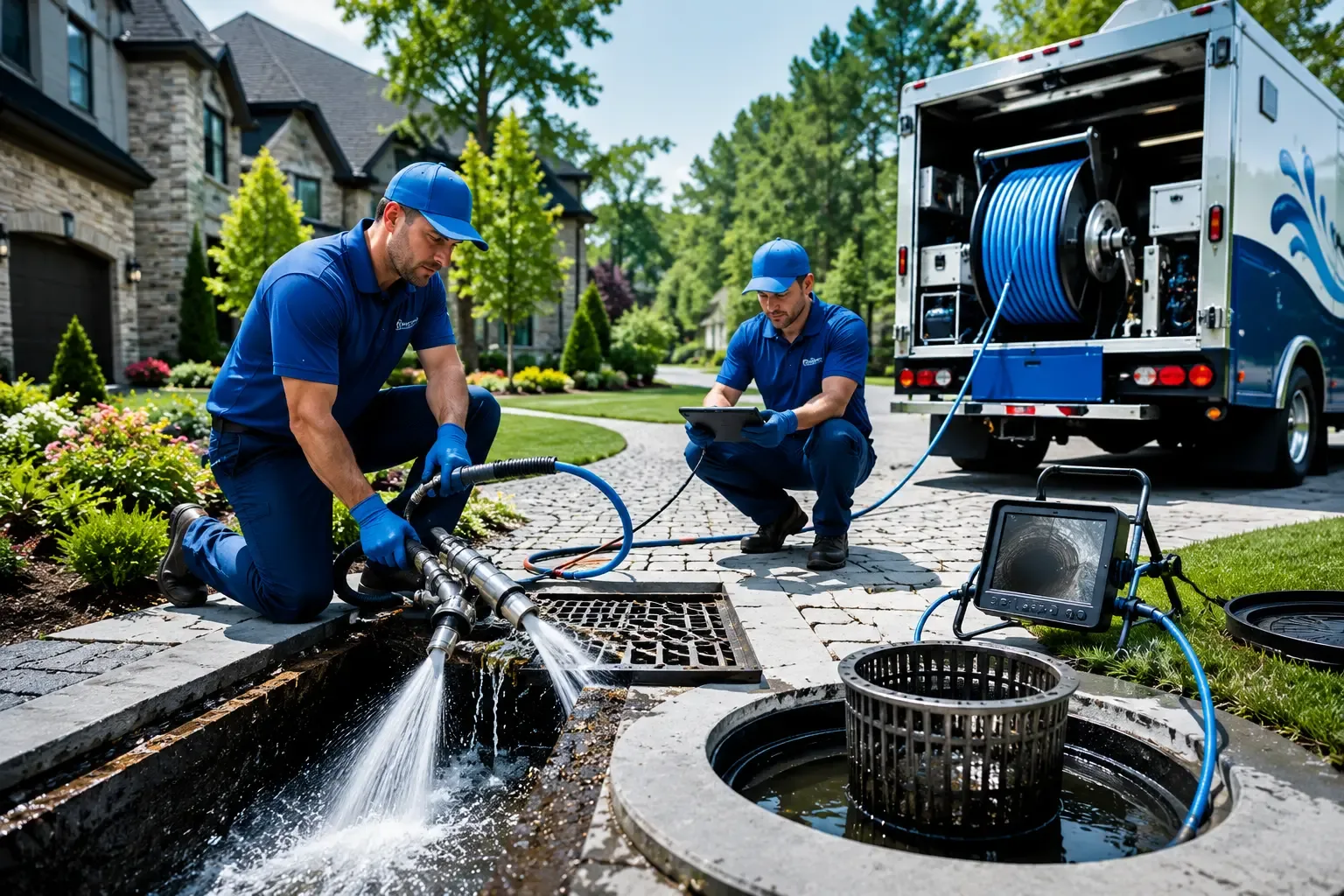 Local outdoor drain cleaning professionals in Temple, NH